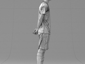 soccer player 1114-5 3D-Modell