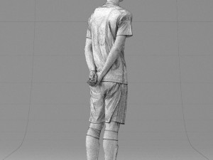 soccer player 1114-5 3D-Modell