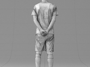 soccer player 1114-5 3D-Modell