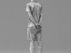 soccer player 1114-5 3D-Modell