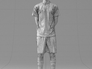soccer player 1114-5 3D-Modell