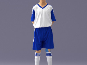 soccer player 1114-6 3d print ready 3D Print Model