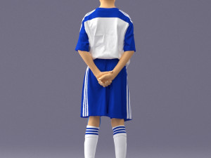 soccer player 1114-6 3d print ready 3D 프린트 모델