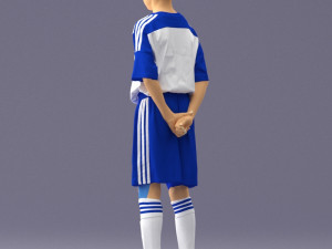 soccer player 1114-6 3d print ready 3D 프린트 모델