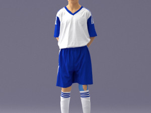 soccer player 1114-6 3d print ready 3D 프린트 모델