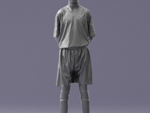 soccer player 1114-6 3d print ready 3D 프린트 모델