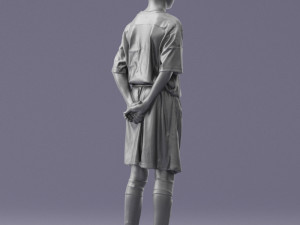 soccer player 1114-6 3d print ready 3D 프린트 모델