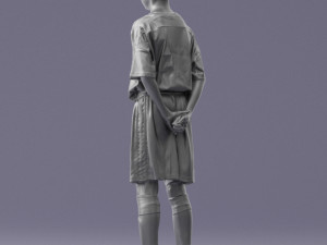 soccer player 1114-6 3d print ready 3D 프린트 모델
