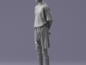 soccer player 1114-6 3d print ready 3D 프린트 모델