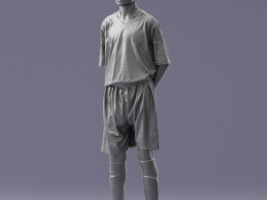 soccer player 1114-6 3d print ready 3D 프린트 모델
