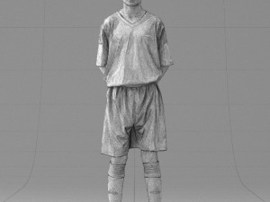 soccer player 1114-6 3d print ready 3D 프린트 모델
