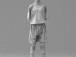 soccer player 1114-6 3d print ready 3D 프린트 모델