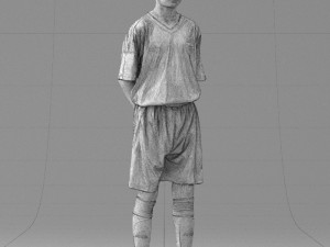 soccer player 1114-6 3d print ready 3D 프린트 모델