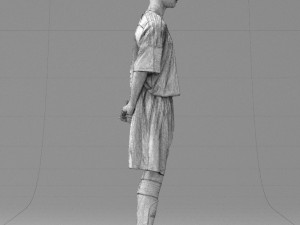 soccer player 1114-6 3d print ready 3D 프린트 모델
