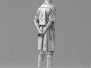 soccer player 1114-6 3d print ready 3D 프린트 모델