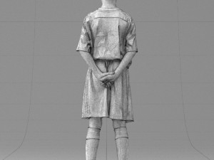 soccer player 1114-6 3d print ready 3D 프린트 모델
