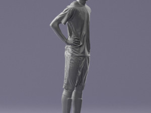 soccer player 1114-8 Model 3D