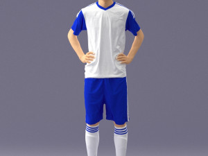 soccer player 1114-8 3d print ready 3D Принт Модель