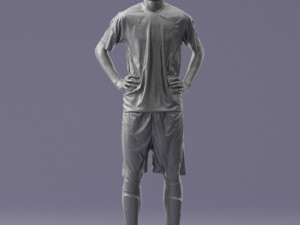 soccer player 1114-8 3d print ready 3D Принт Модель