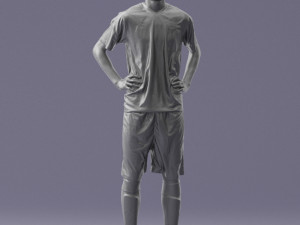 soccer player 1114-8 3d print ready 3D Принт Модель