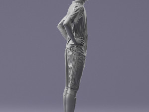 soccer player 1114-8 3d print ready 3D Принт Модель