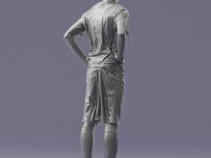soccer player 1114-8 3d print ready 3D Принт Модель