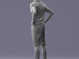 soccer player 1114-8 3d print ready 3D Принт Модель