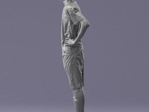 soccer player 1114-8 3d print ready 3D Принт Модель