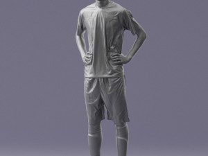soccer player 1114-8 3d print ready 3D Принт Модель