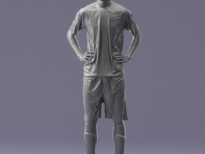 soccer player 1114-8 3d print ready 3D Принт Модель