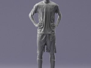 soccer player 1114-8 3d print ready 3D Принт Модель