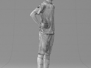 soccer player 1114-8 3d print ready 3D Принт Модель
