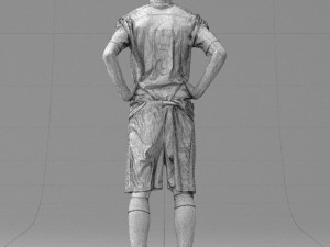 soccer player 1114-8 3d print ready 3D Принт Модель