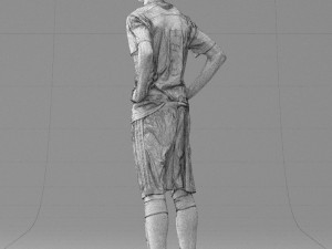 soccer player 1114-8 3d print ready 3D Принт Модель