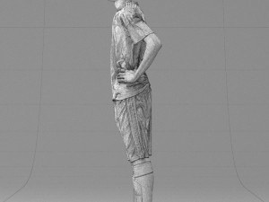 soccer player 1114-8 3d print ready 3D Принт Модель