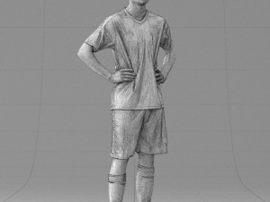 soccer player 1114-9 Modelo 3D
