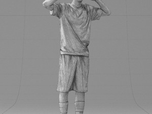 soccer player 1114-10 3D Model