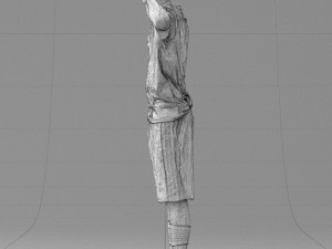 soccer player 1114-10 3d print ready 3D Print Model