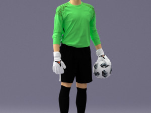 soccer player 1114-11 3D Модель
