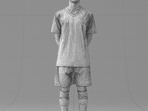 soccer player 1114-12 Modèle 3D