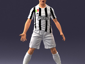 soccer player 1123 3D Model