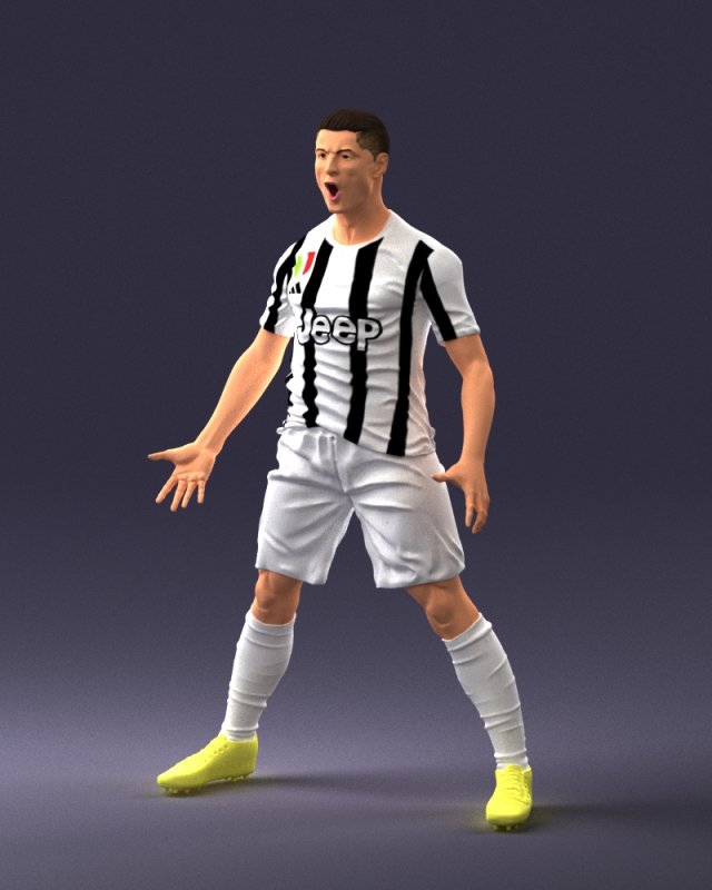 Soccer Player 1123 3D Модель In Мужчина 3DExport