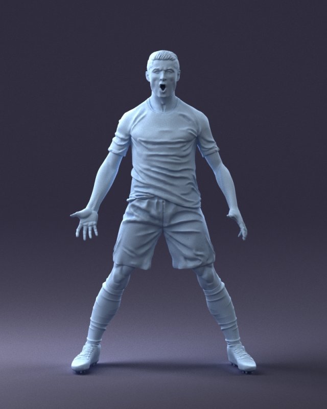 Soccer Player 1123 3D Модель In Мужчина 3DExport