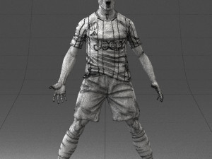 soccer player 1123 3D Model