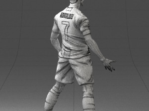soccer player 1123 3D Model