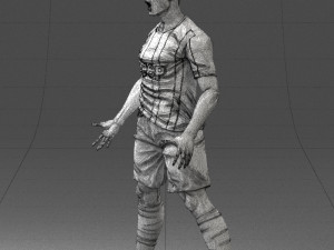 soccer player 1123 3D Model
