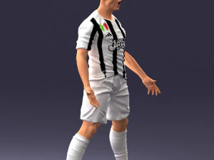 soccer player 1123 3d print ready 3D Print Model