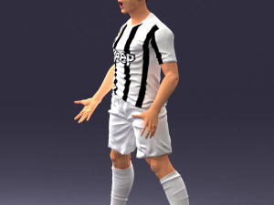 soccer player 1123 3d print ready 3D Print Model