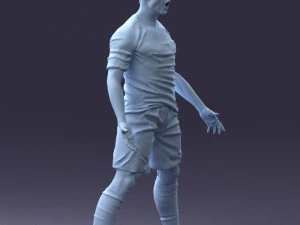 soccer player 1123 3d print ready 3D Print Model