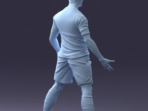soccer player 1123 3d print ready 3D Print Model